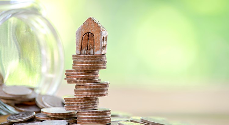 House on coins